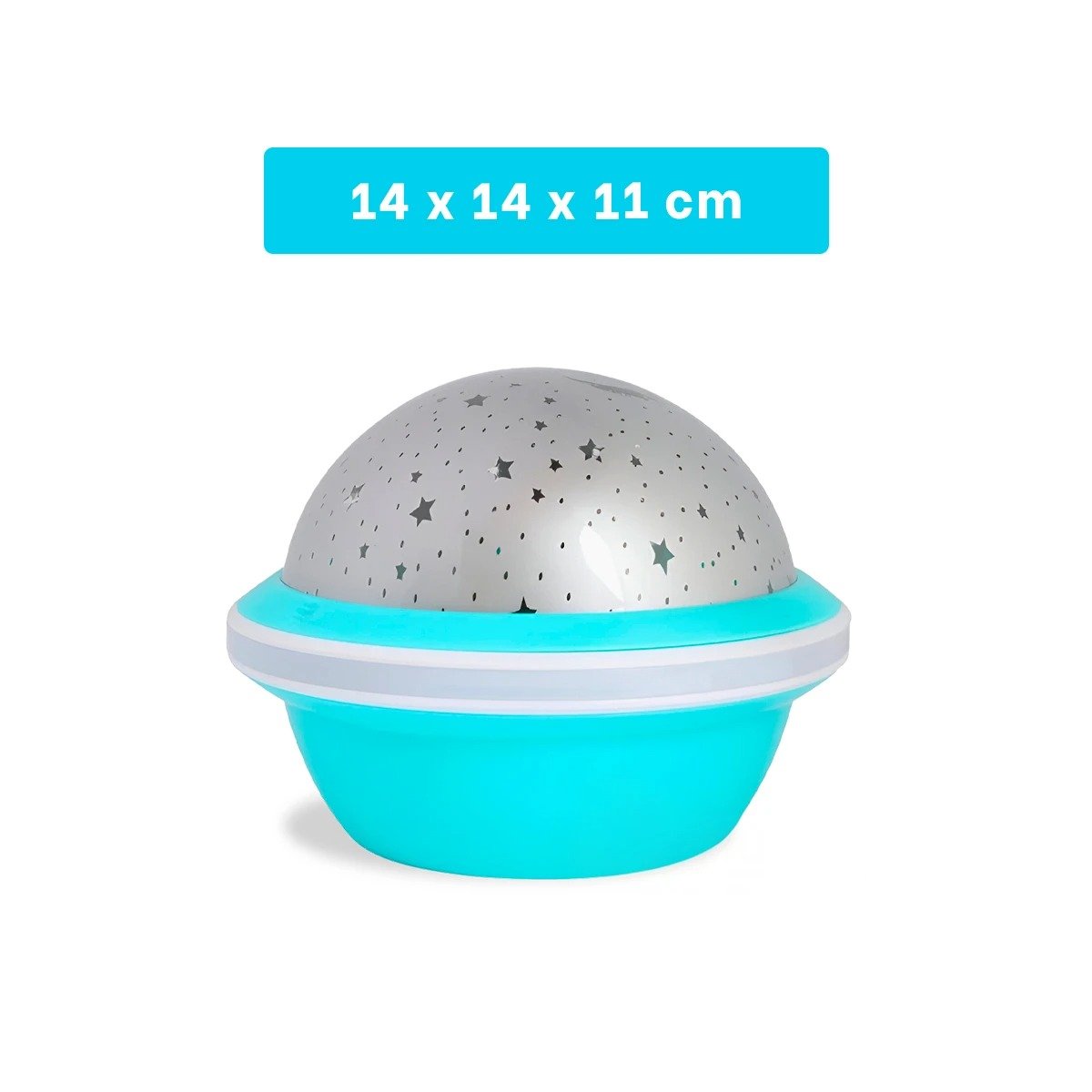 PACK4 LUZ PROYECTORA DE CIELO COLOR CELESTE PARA HABITACION Y+REGALO STICKER - 4
