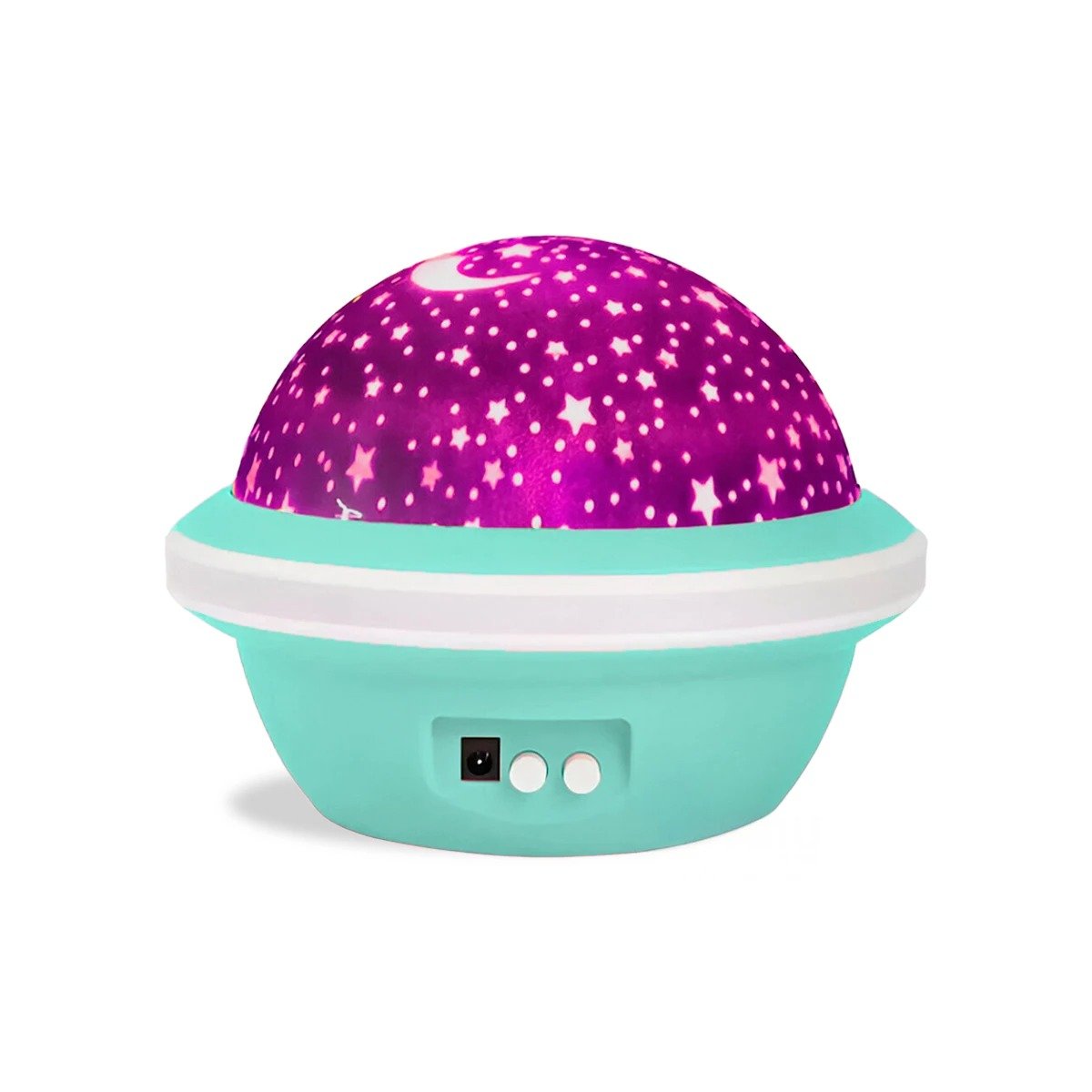 PACK12 LUZ LED GIRATORIA GALAXIA COLOR VERDE AGUA PARA HABITACION Y+REGALO STICKER - 2