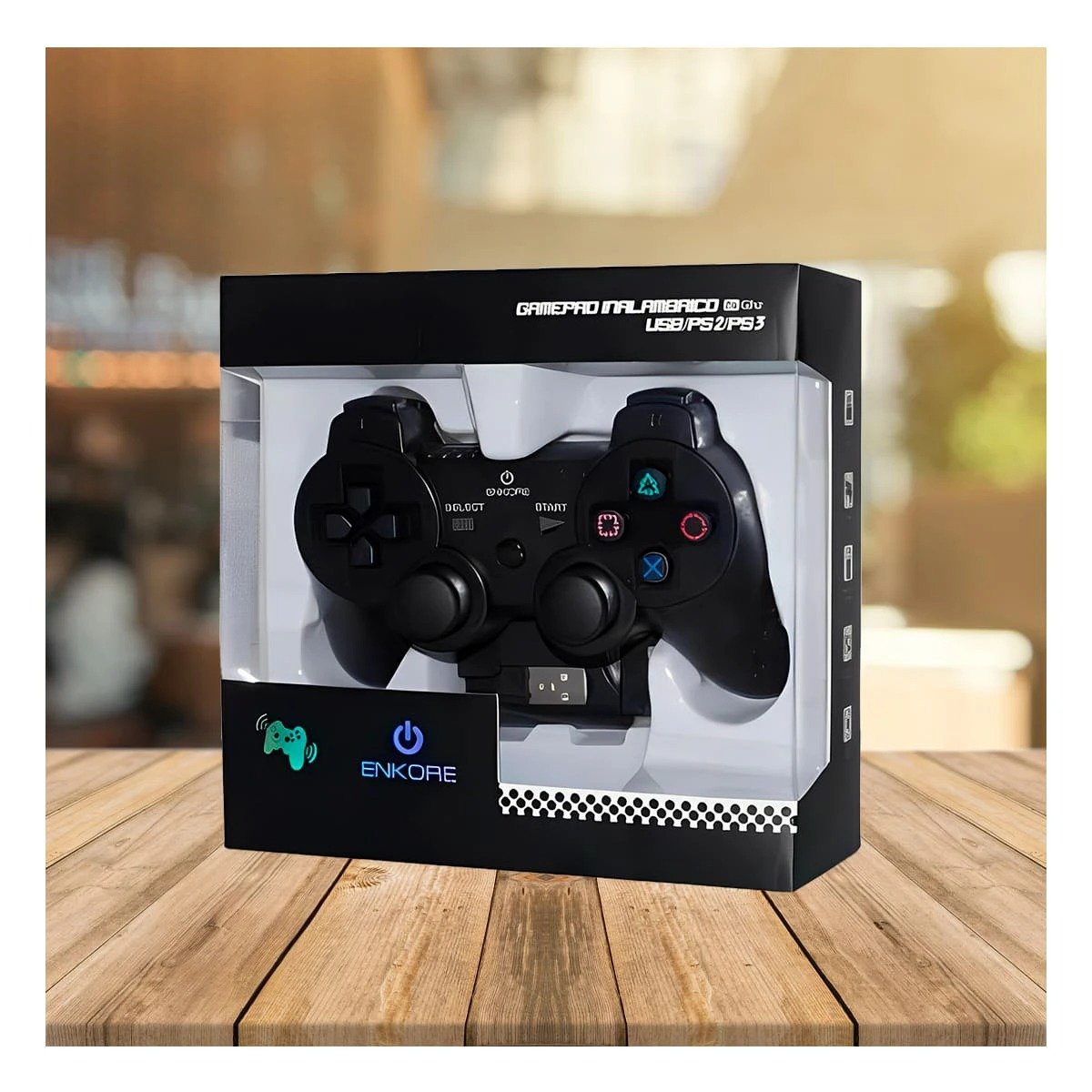 CONTROL GAMER CON DISEÑO ERGONOMICO Y FUNCIONES AVANZADAS COLOR NEGRO Y+REGALO STICKER - 5
