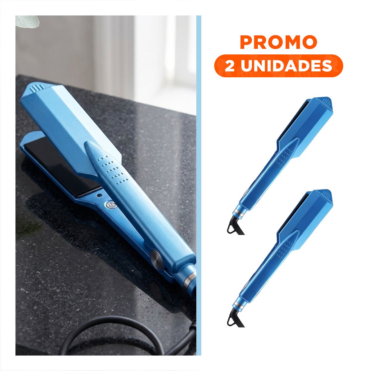 PACK2 DISPOSITIVO PLACAS CERAMICAS PARA PELO 2 PULGADAS PELO SEDOSO - 1