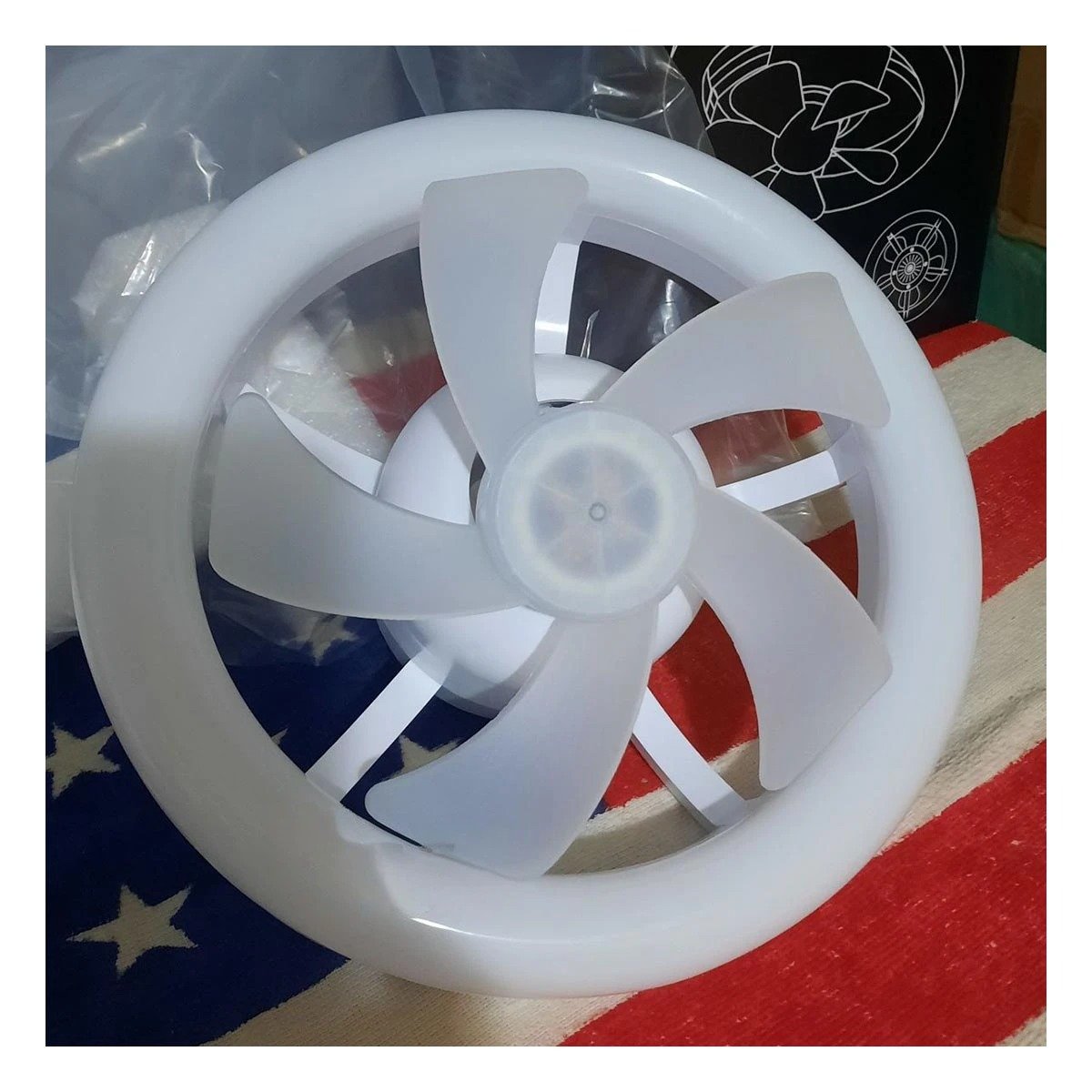 PACK4 TECHO VENTILADOR 2 EN 1 CON LAMPARA PARA SALA DORMITORIO Y ESTILO Y+REGALO STICKER - 3