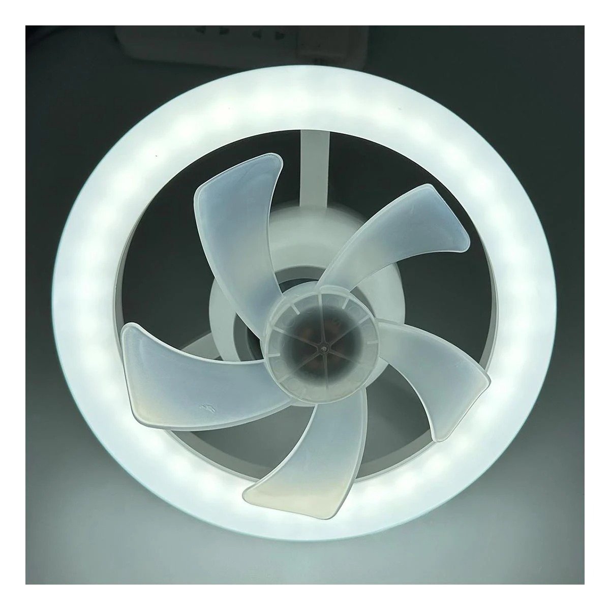 PACK2 TECHO LED CON VENTILADOR 2 EN 1 PARA CASA DORMITORIO Y AMBIENTE Y+REGALO STICKER - 5