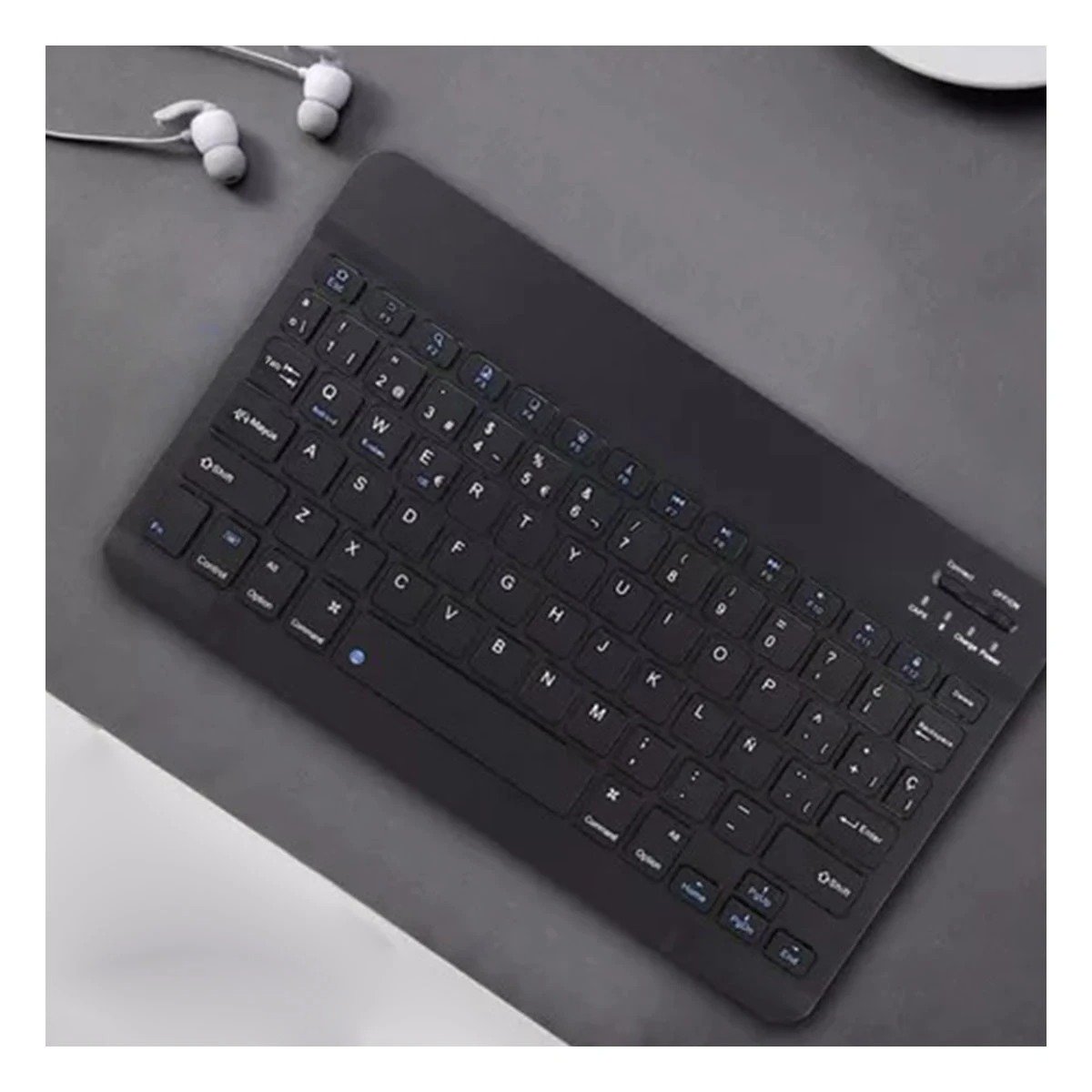 PACK4 DISPOSITIVO TECLADO Y MOUSE INALAMBRICO NEGRO PORTATIL SALA CASA ENTRETENIMIENTO - 3