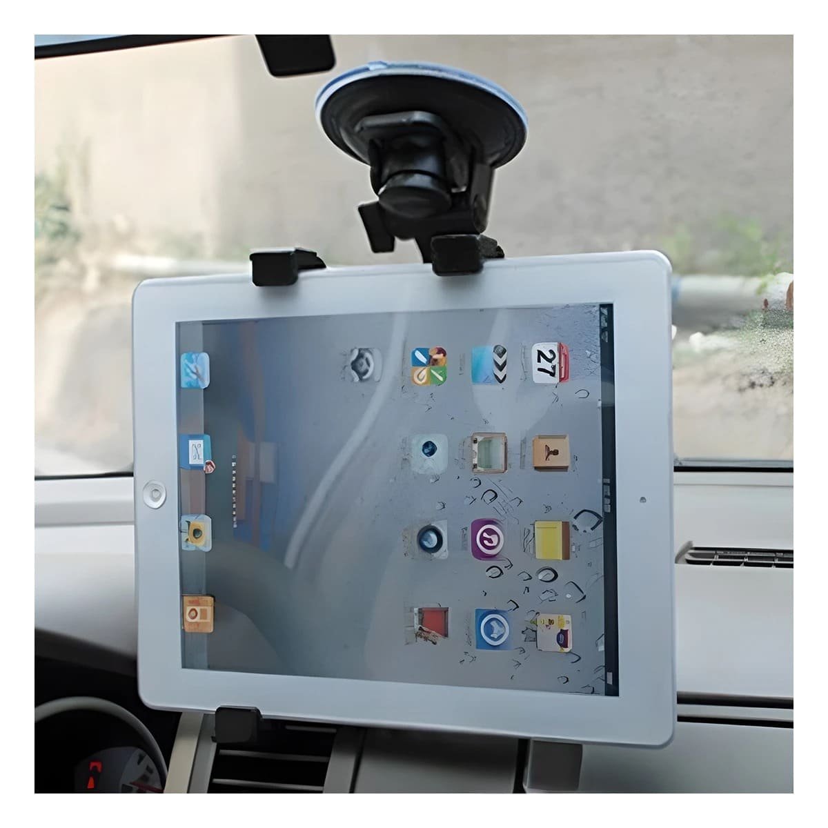 PACK2 PIE UNIVERSAL TABLET GIRATORIO 360 NEGRO LIGERO ADAPTABLE Y VERSATIL - 5