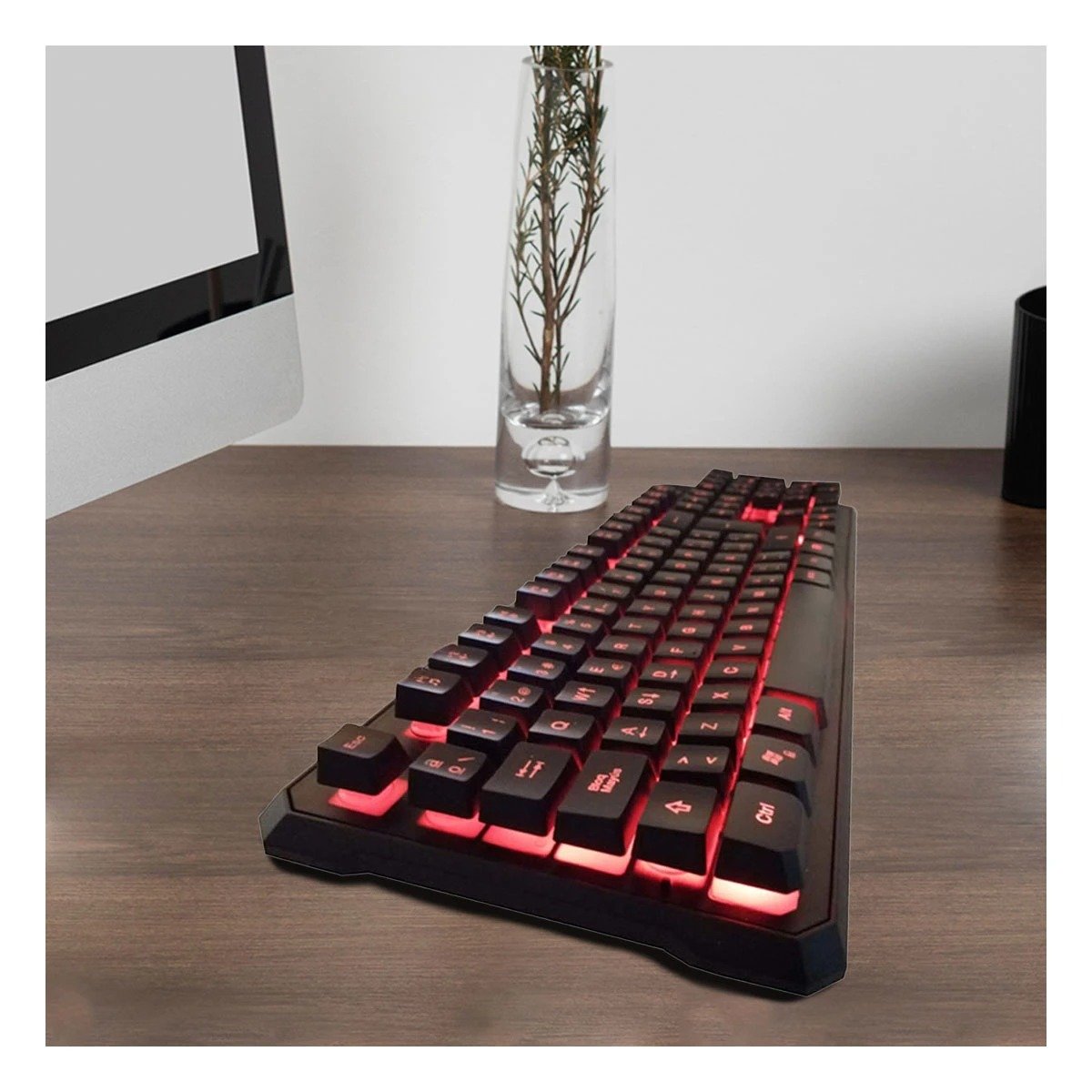 PACK2 JUEGO GAMING TECLADO CON MOUSE COMPACTO ESTABLE Y SEGURO PARA DIVERSION - 2