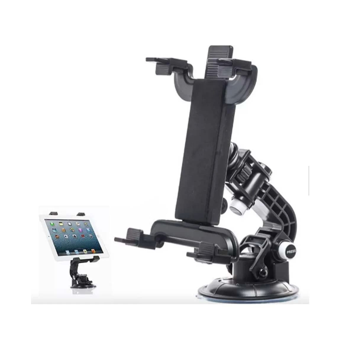 PACK6 RACK PORTATIL TABLET UNIVERSAL GIRATORIO 360 NEGRO LIGERO SEGURO Y+REGALO STICKER - 2