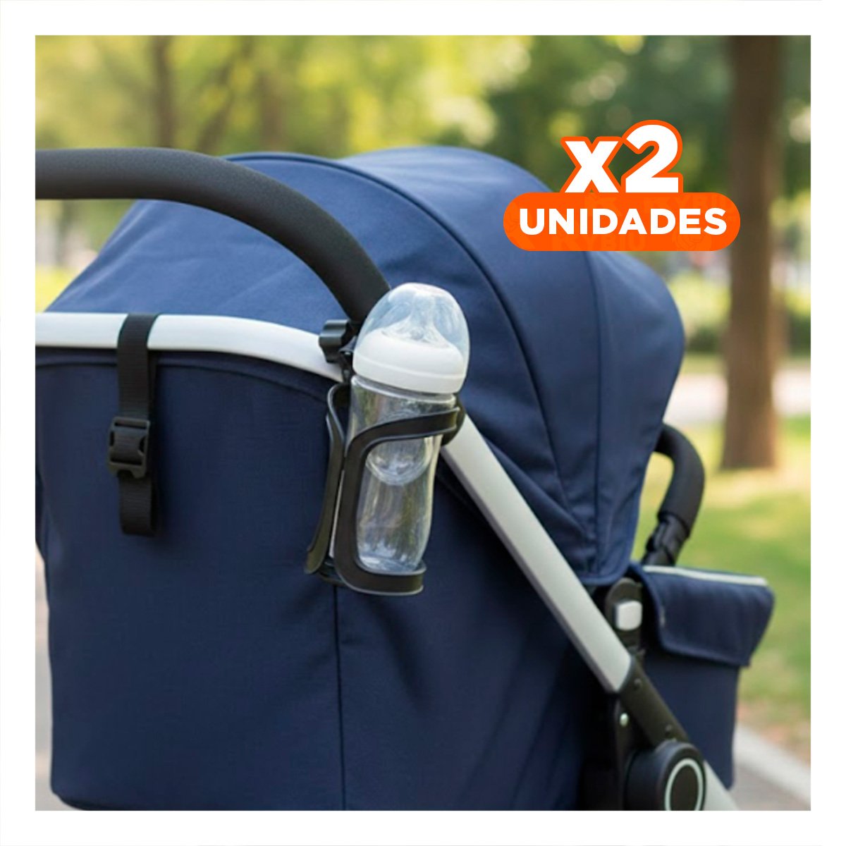PACK2 PORTABIBERON EN COLOR NEGRO 14X7CM PARA TRANSPORTE SEGURO EN COCHE Y+REGALO STICKER - 1