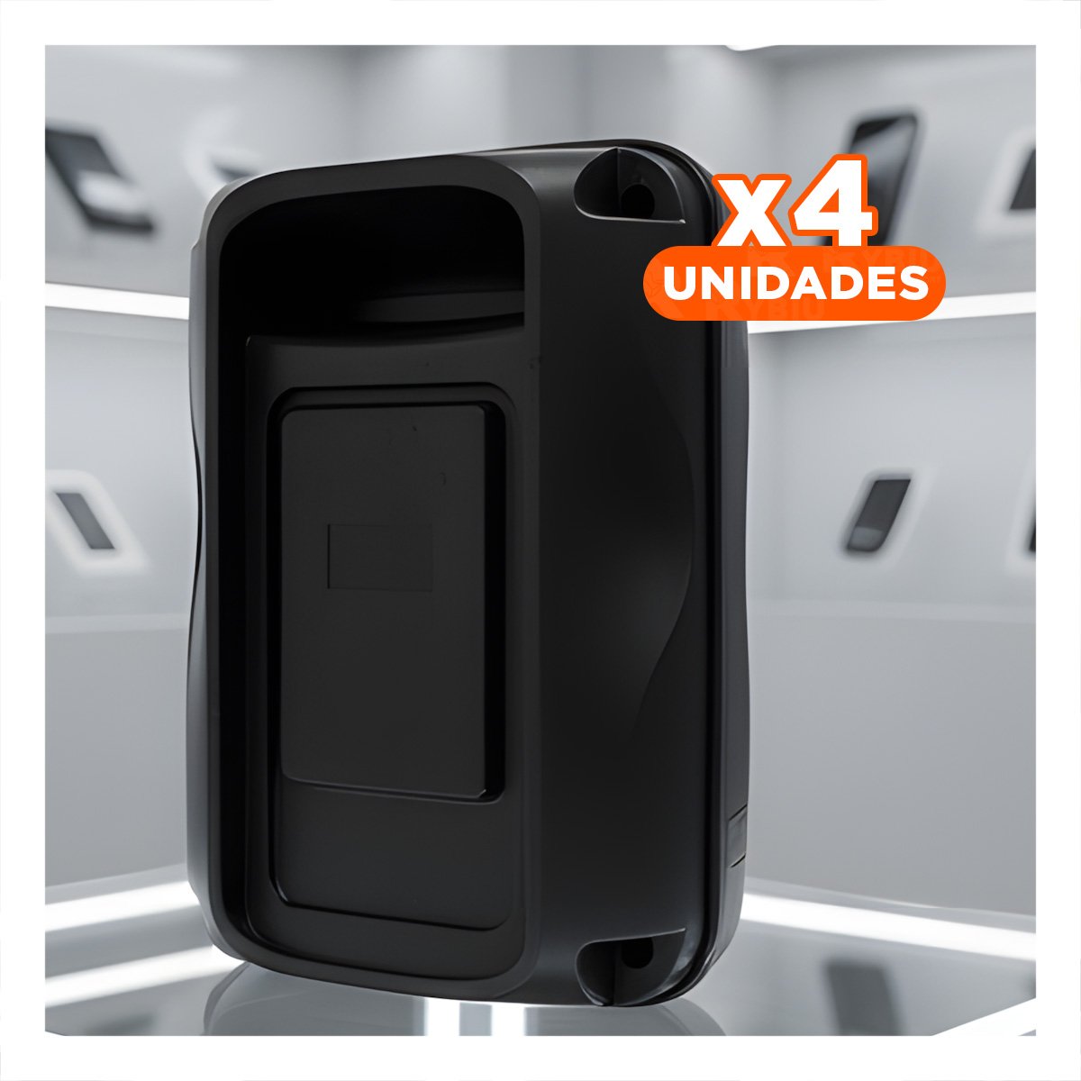 PACK4 ALTAVOZ PORTATIL 3 PULGADAS CON CONTROL NEGRO LIGERO Y FACIL DE USAR - 1