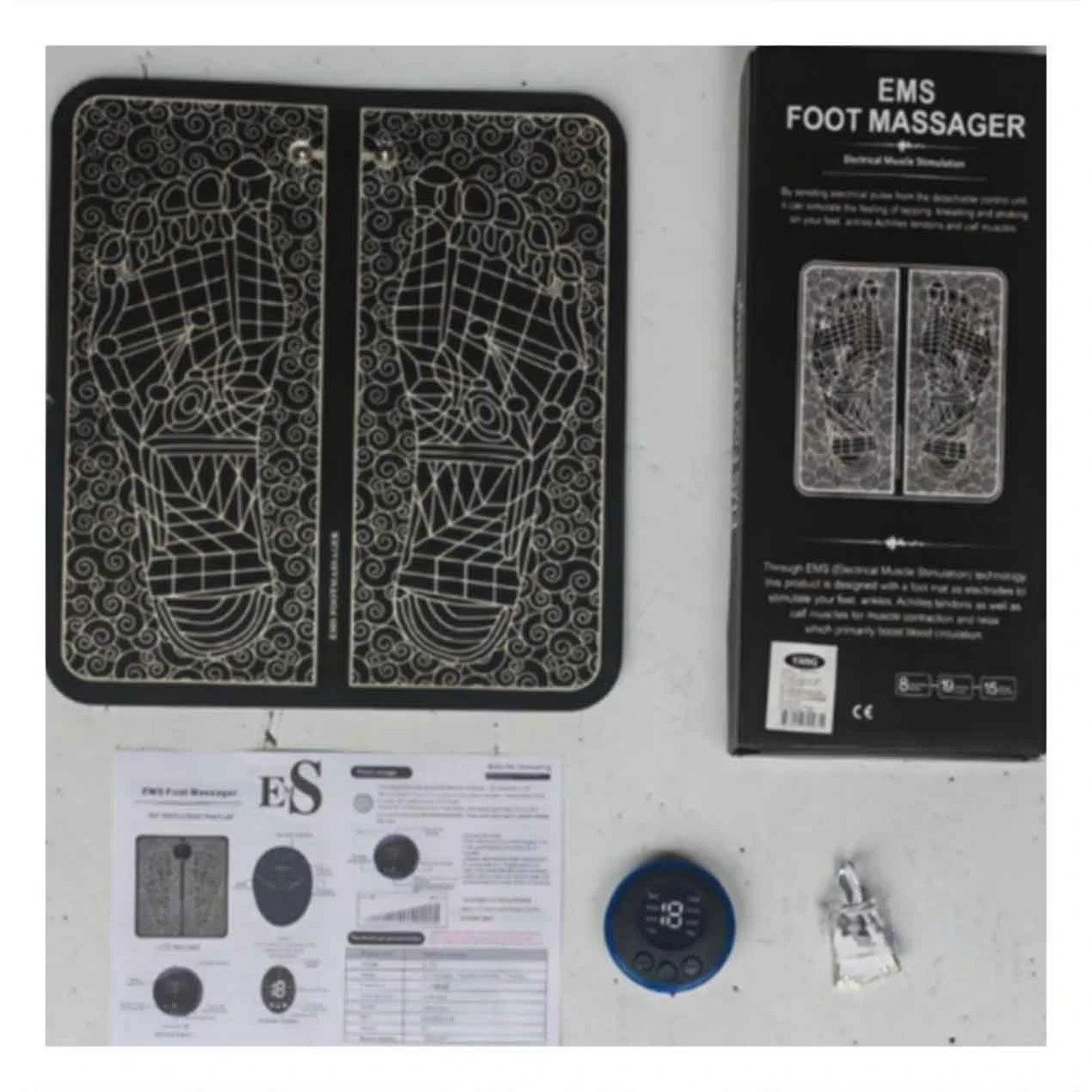 PACK12 MASAJEADOR PORTATIL DE PIES NEGRO FUNCIONAL Y SEGURO SIEMPRE - 3
