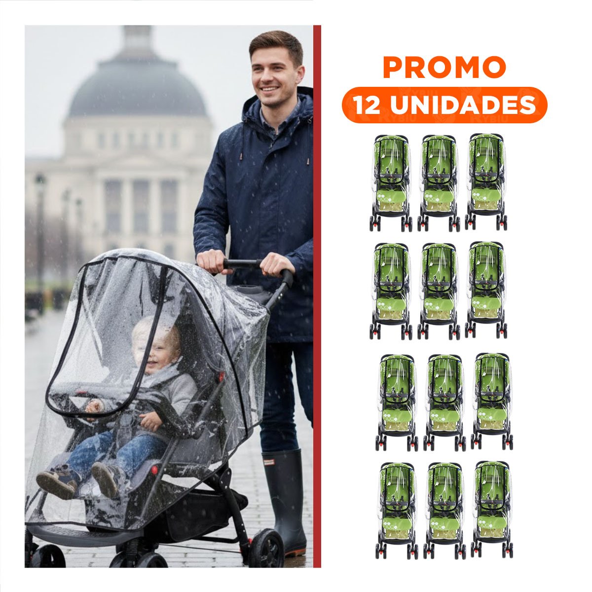 PACK12 LAMINA EN TRANSPARENTE PARA PROTECCION DE COCHE DE 82X50CM PEGA PEGA Y+REGALO STICKER - 1