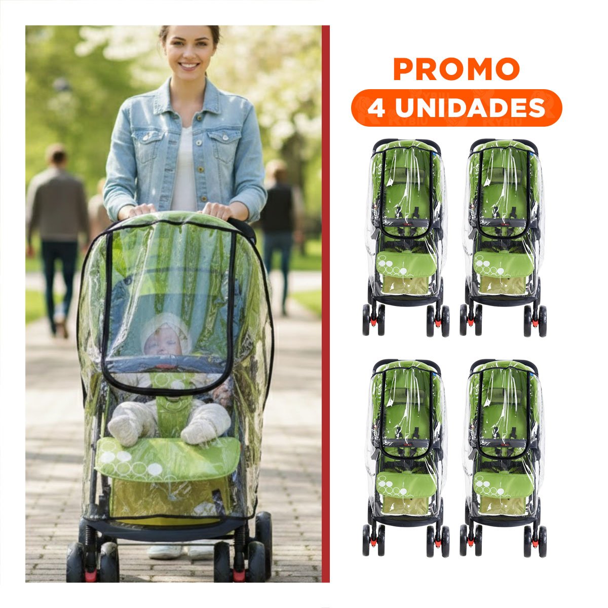 PACK4 PANEL PARA INTERIOR DE COCHE EN TRANSPARENTE CON PEGA PEGA DE 82X50CM Y+REGALO STICKER - 1