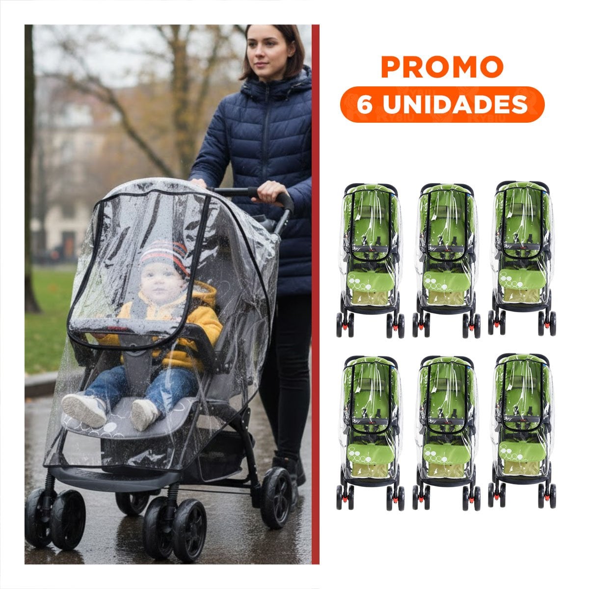 PACK6 PANEL EN COLOR TRANSPARENTE CON ADHESION PEGA PEGA PARA SUPERFICIE DE COCHE 82X50CM - 1