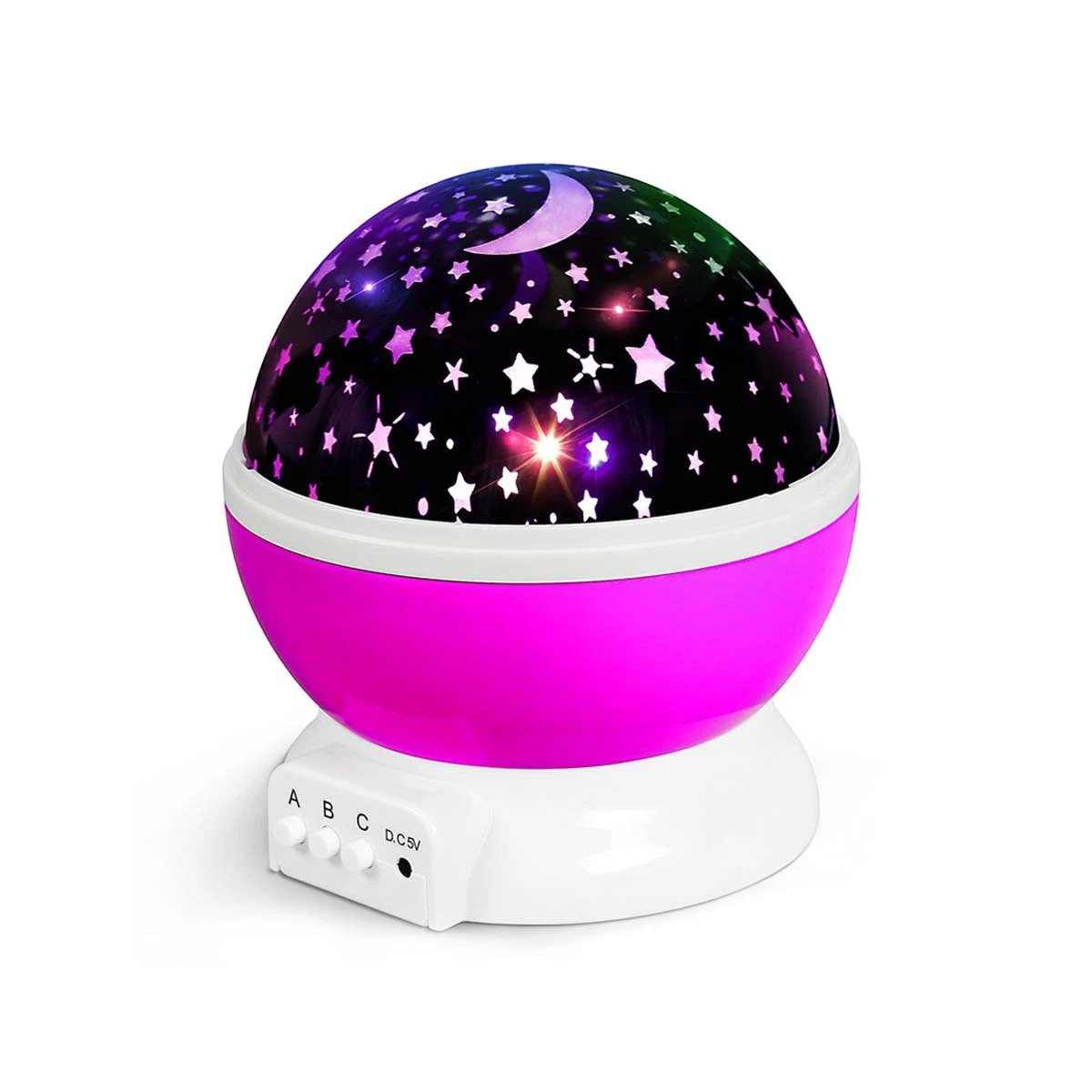 PACK4 FOCO LED GIRATORIO DE CIELO FUCSIA PARA DORMITORIO Y+PAPEL REGALO - 3