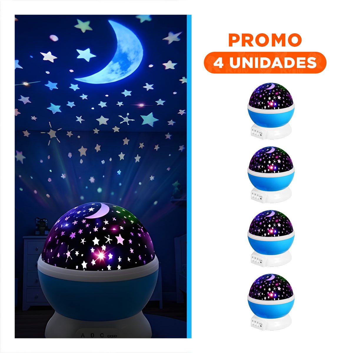 PACK4 DISPOSITIVO DE GALAXIA CELESTE LIGERO Y FUNCIONAL SIEMPRE Y+REGALO STICKER - 1