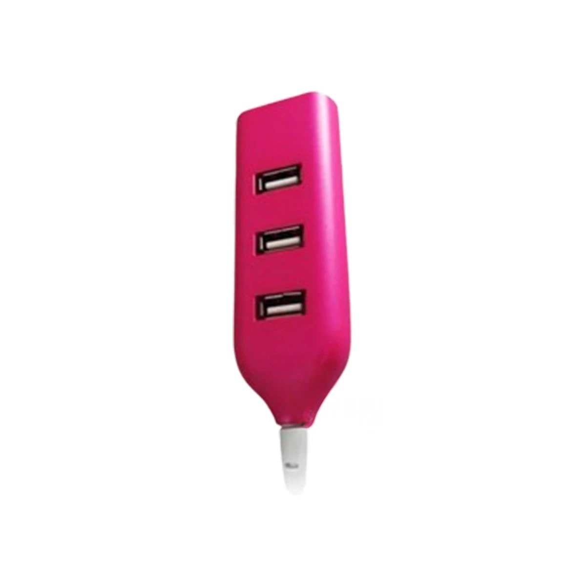 PACK6 ESTACION USB 4 PUERTOS ALTA VELOCIDAD FUSCIA COMPACTA Y VERSATIL Y+REGALO STICKER - 2