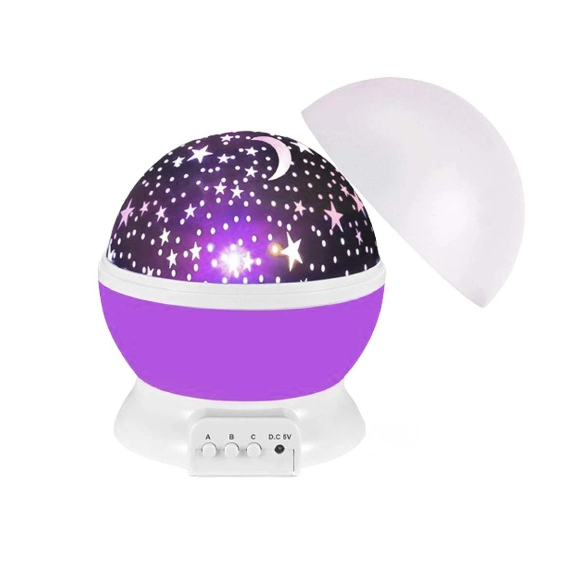 PACK6 EQUIPO DE GALAXIA MORADO LIGERO Y VERSATIL PARA DORMITORIO Y+REGALO STICKER - 2