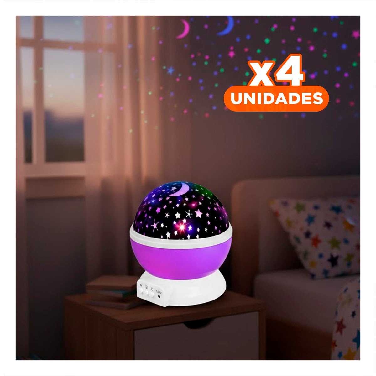 PACK4 DISPOSITIVO DE GALAXIA MORADO FACIL DE USAR Y VERSATIL - 1