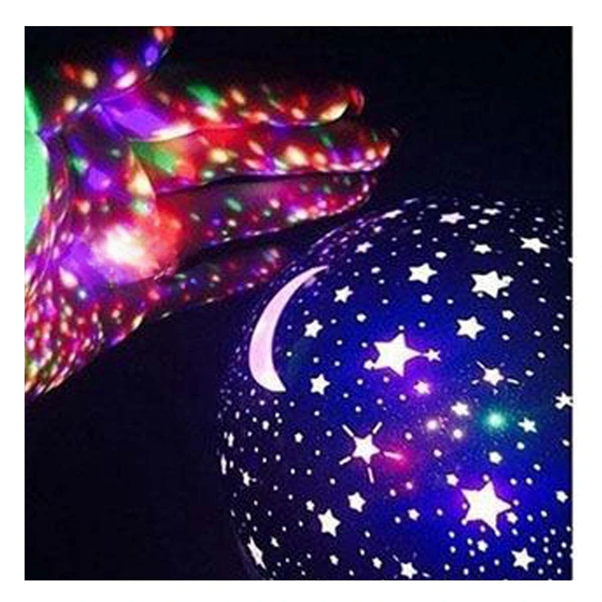 PACK6 PROYECTOR DE AMBIENTE GIRATORIO DE GALAXIA FUCSIA LED - 2