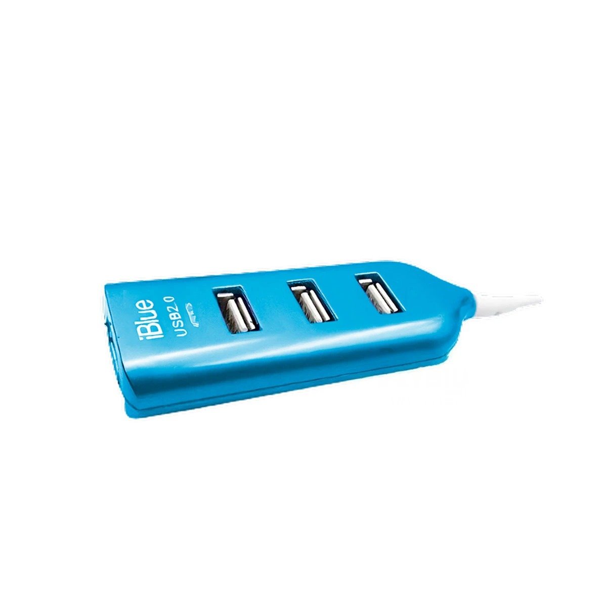 PACK4 CONECTOR USB ALTA VELOCIDAD 4 PUERTOS TURQUEZA COMPACTO Y VERSATIL Y+PAPEL REGALO - 3