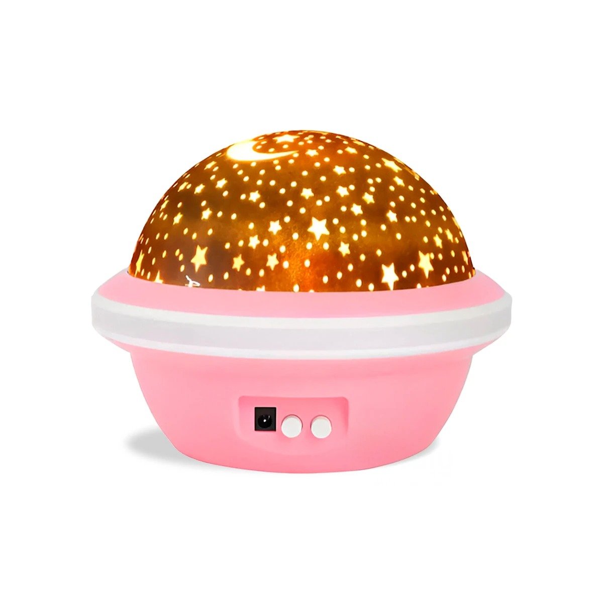 PACK4 FOCO LED GIRATORIO DE GALAXIA ROSADO PARA DORMITORIO Y+PAPEL REGALO - 3