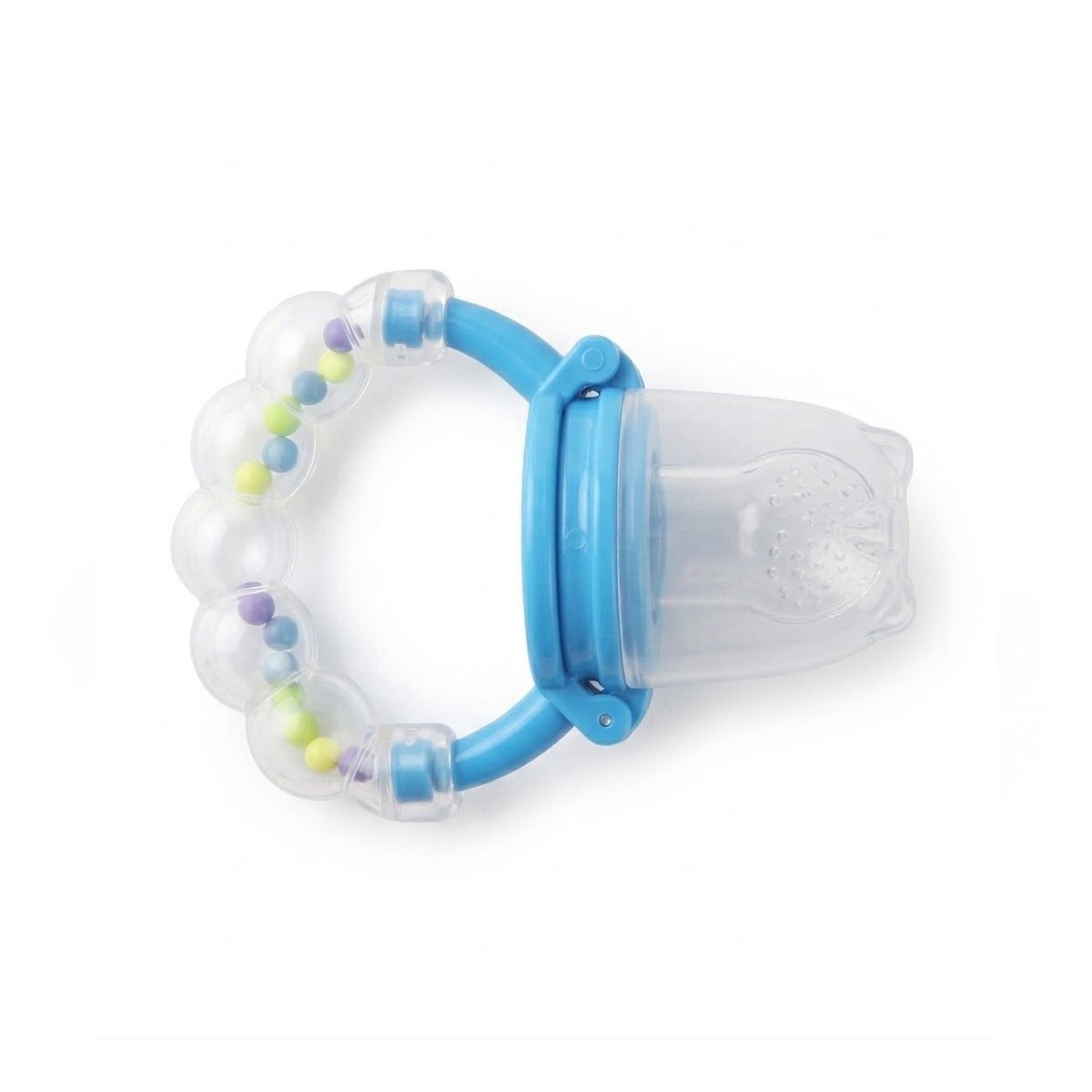 ALIMENTADOR DE USO DIARIO EN COLOR BLANCO CON BOLITAS EN SILICONA Y+LIGAS REGALO - 3