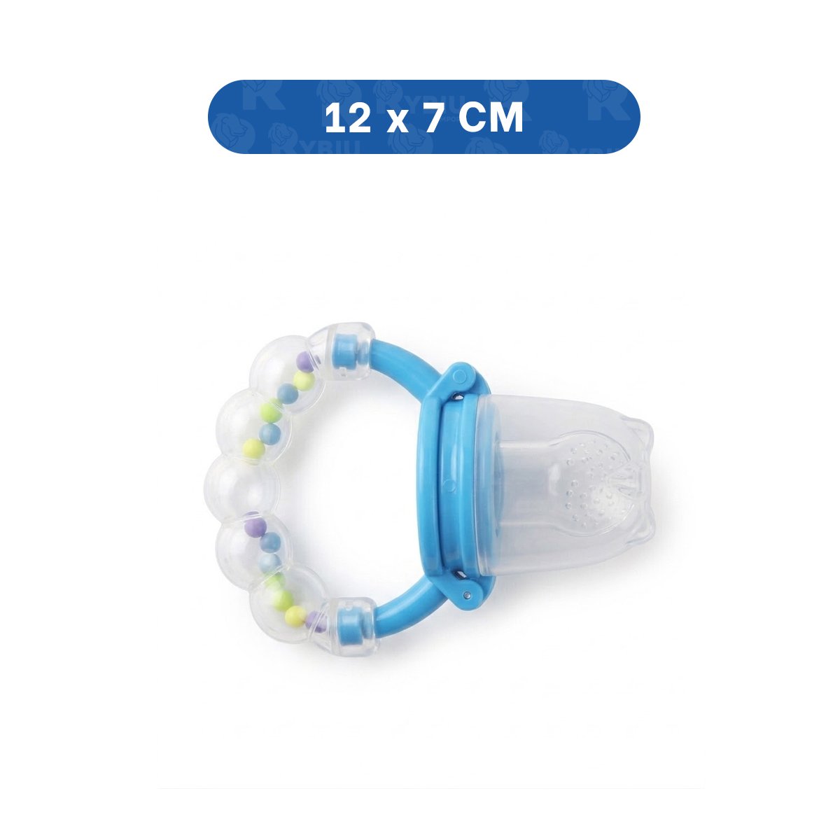 ALIMENTADOR DE USO DIARIO EN COLOR BLANCO CON BOLITAS EN SILICONA Y+LIGAS REGALO - 4