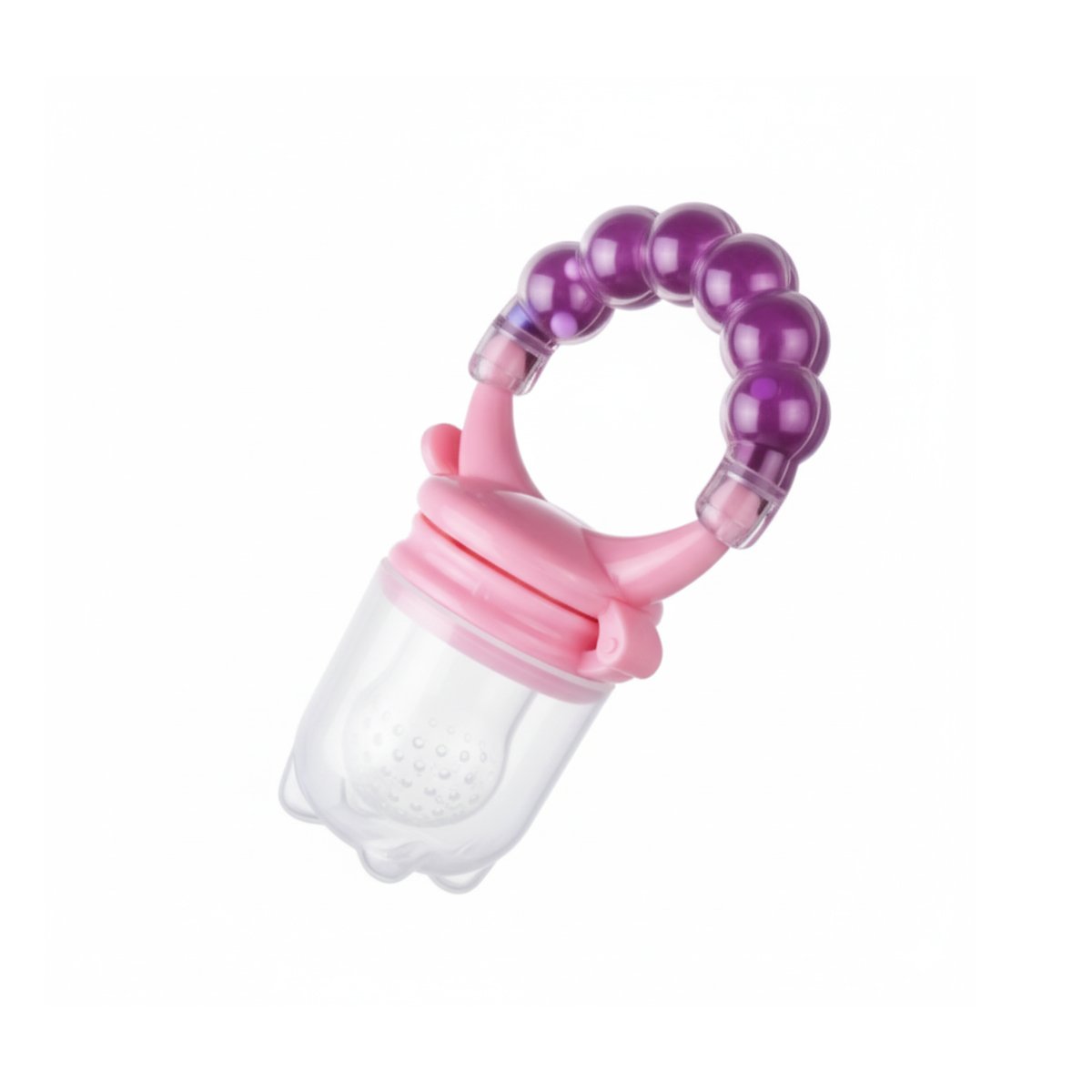 ALIMENTADOR DE USO DIARIO EN COLOR MORADO CON BOLITAS EN SILICONA Y+LIGAS REGALO - 3