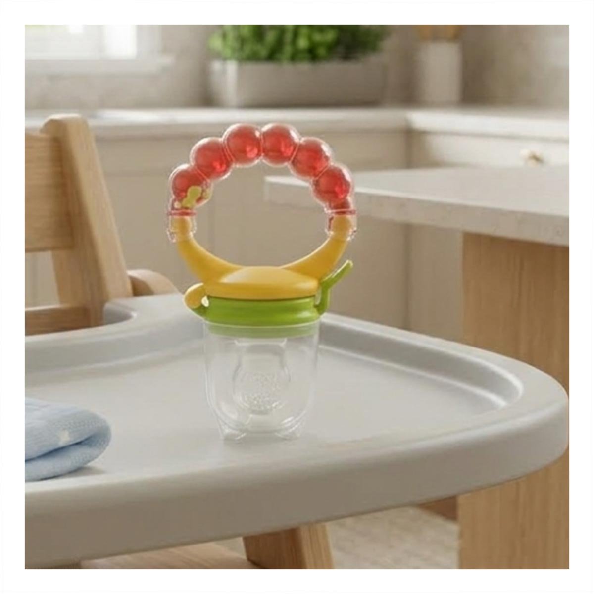 PACK6 BOQUILLA ALIMENTADORA EN COLOR NARANJA CON BOLITAS DE SILICONA Y+PAPEL REGALO - 5