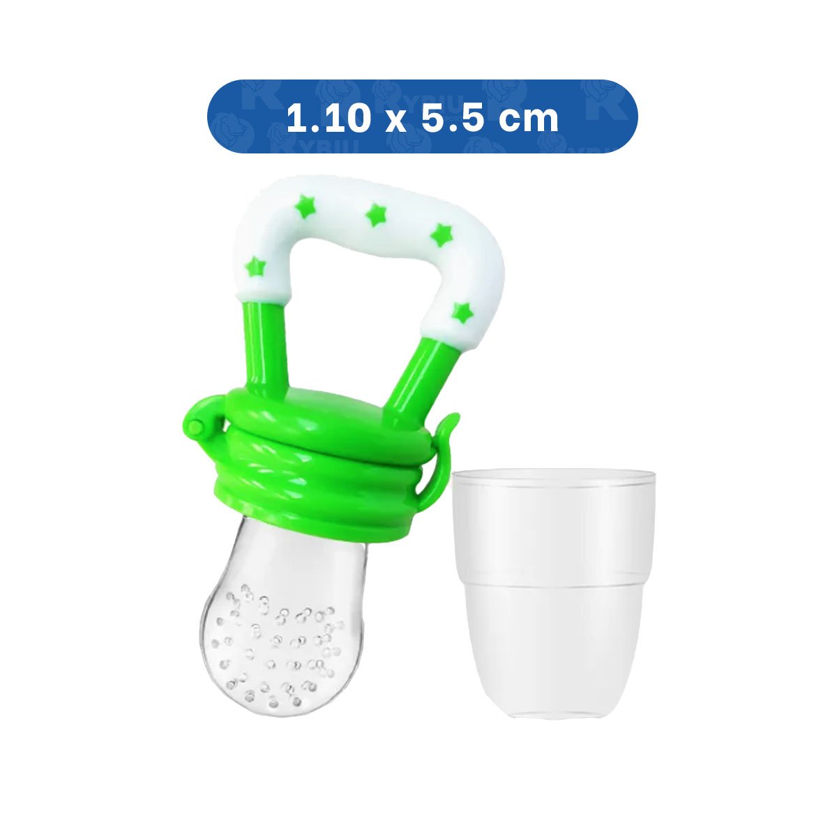 PACK6 BOQUILLA EN COLOR VERDE CON SILICONA FLEXIBLE Y ESTRELLITAS INTEGRADAS Y+REGALO STICKER - 4
