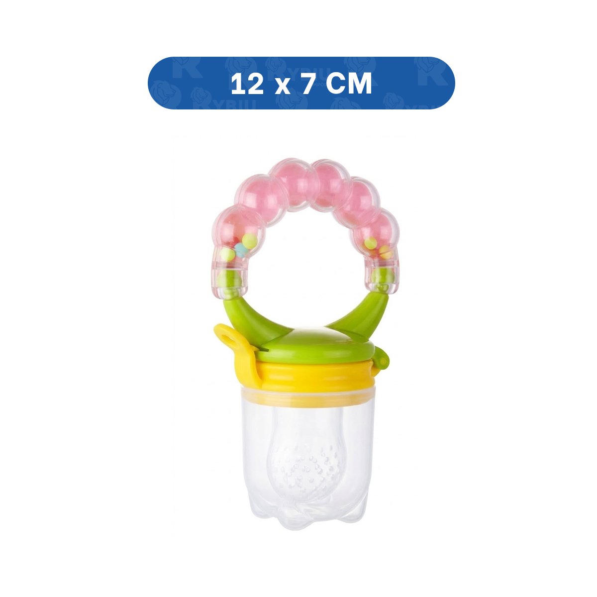 ALIMENTADOR EN COLOR ROSADO CON BOLITAS DE SILICONA FLEXIBLE Y+PAPEL REGALO - 4