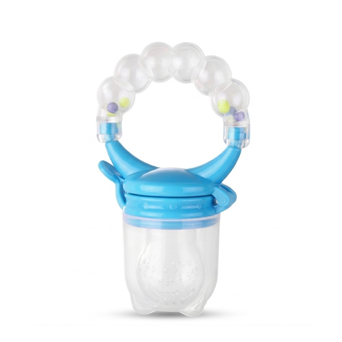 ALIMENTADOR EN COLOR BLANCO CON SILICONA SEGURA Y BOLITAS INTEGRADAS Y+REGALO STICKER - 3