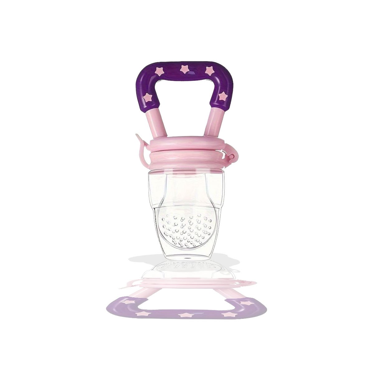 PACK6 BOQUILLA EN COLOR MORADO CON SILICONA FLEXIBLE Y ESTRELLITAS INTEGRADAS Y+REGALO STICKER - 2