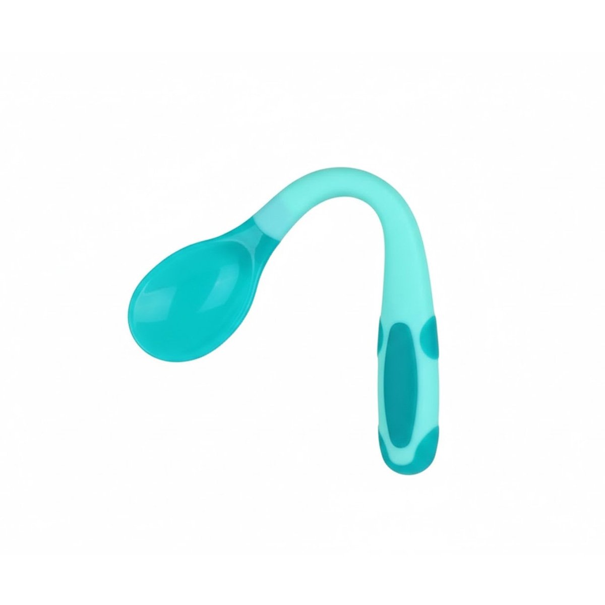 UTENSILIO ERGONOMICO EN COLOR CELESTE DE USO DIARIO EN SILICONA Y+LIGAS REGALO - 3