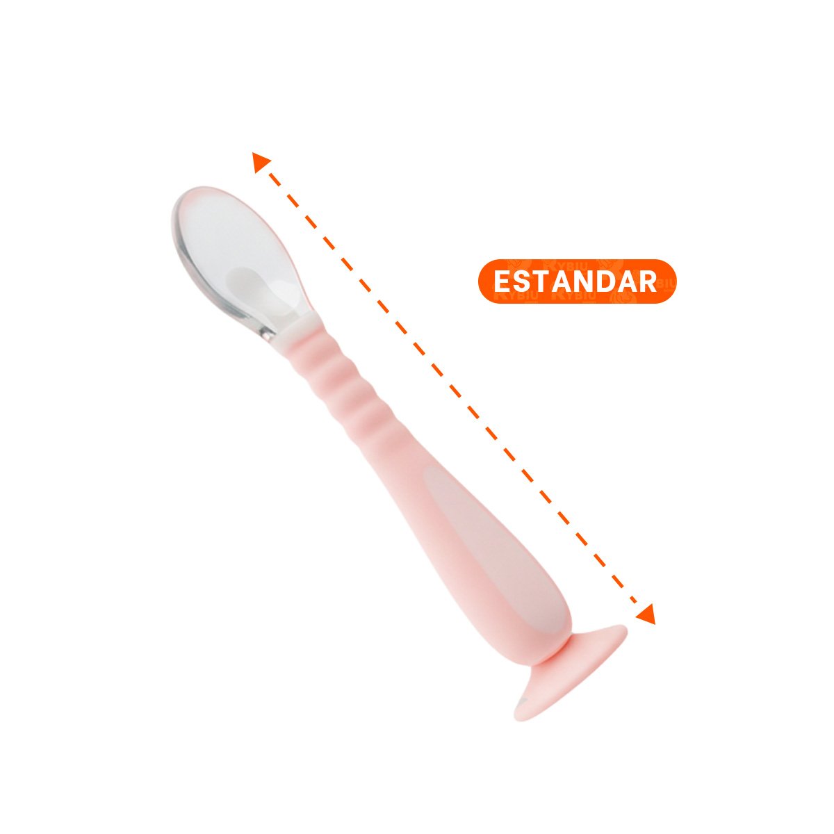 PACK12 ALIMENTADOR ERGONOMICO ROSADO CON VENTOSA ESTABLE INCLUYE ESTUCHE - 4