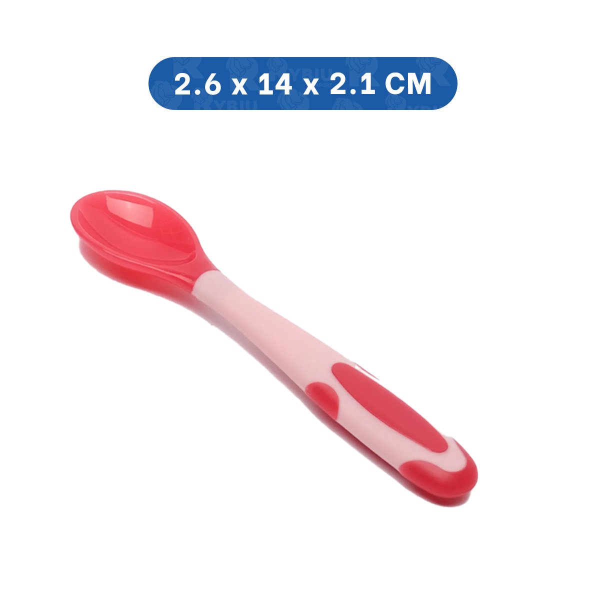UTENSILIO ERGONOMICO EN COLOR ROJO DE USO DIARIO EN SILICONA Y+LIGAS REGALO - 4