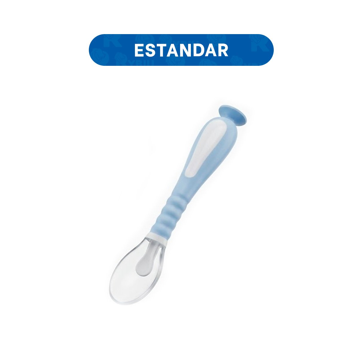 UTENSILIO CELESTE CON BASE VENTOSA Y ESTUCHE PORTATIL SEGURO Y+PAPEL REGALO - 4