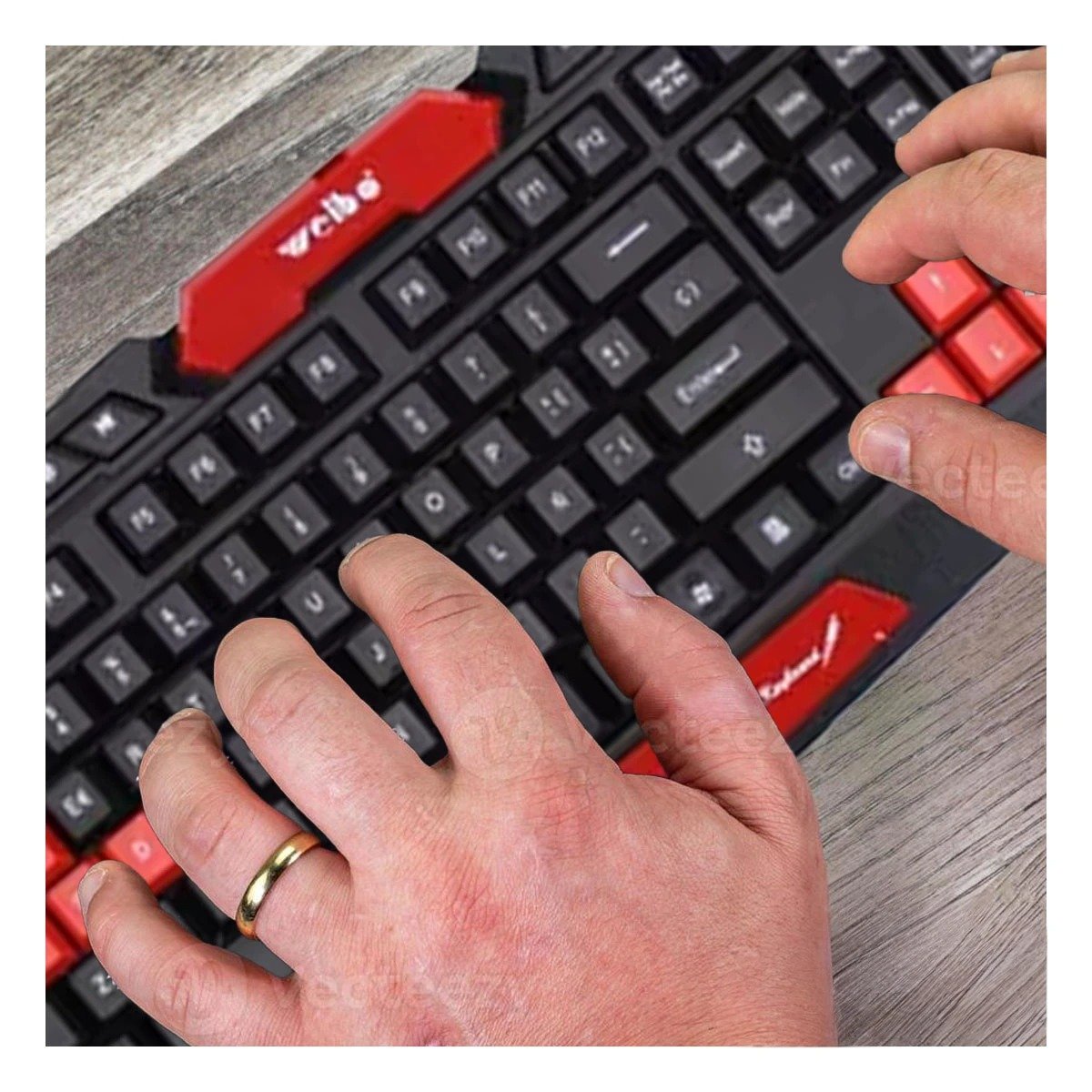 PACK4 DUO DE ABS TECLADO NEGRO PARA USO DIARIO DE CALIDAD Y+REGALO STICKER - 3