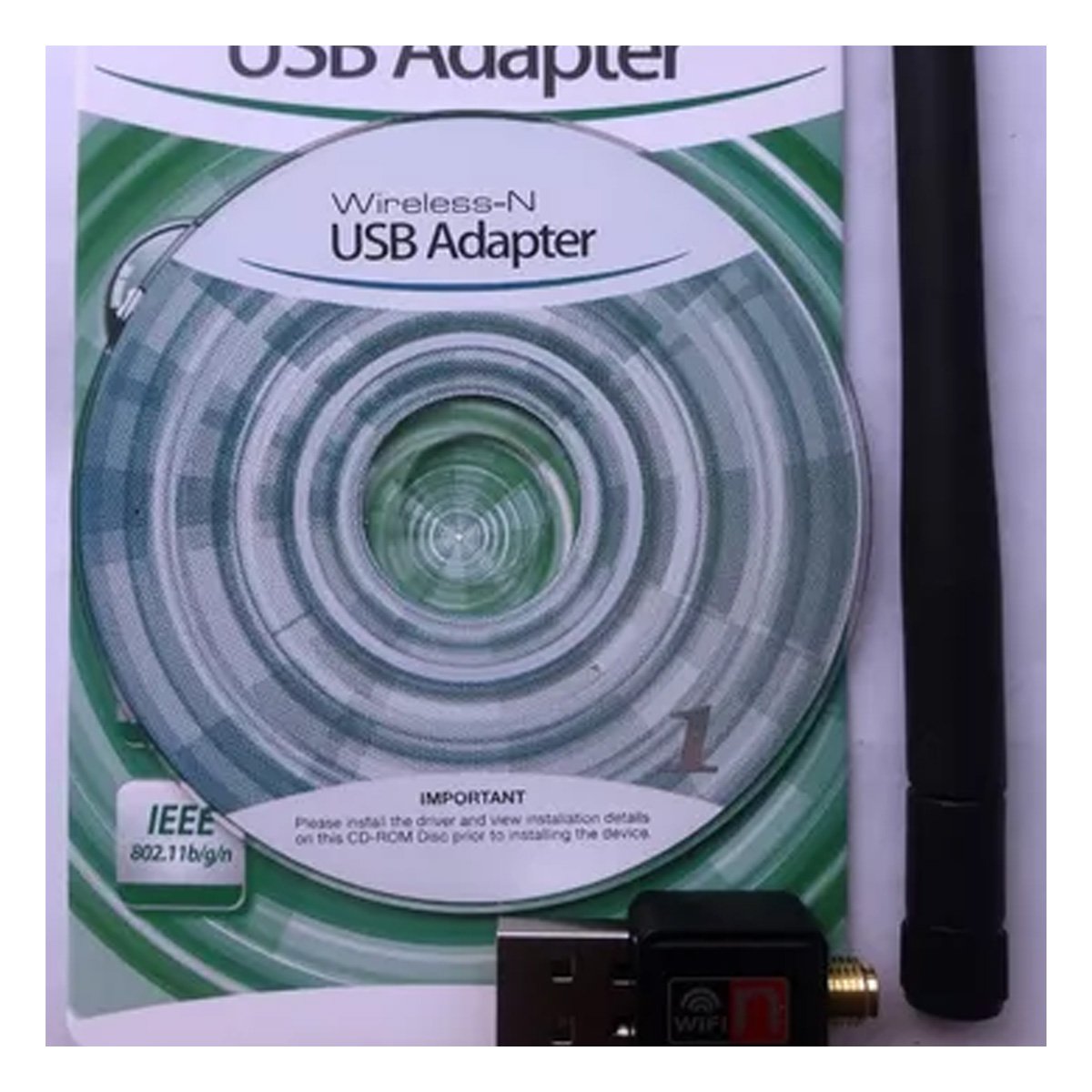 PACK2 CONECTOR INALAMBRICO USB MODERNO PARA PC Y LAPTOP CON SENAL FUERTE NEGRO Y+PAPEL REGALO - 2