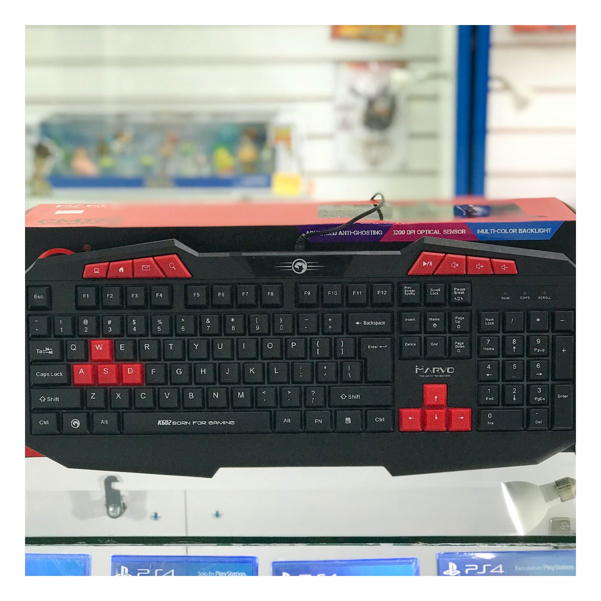 PACK4 ACCESORIO TECLADO Y MOUSE DE ABS NEGRO DE CALIDAD Y+PAPEL REGALO - 2