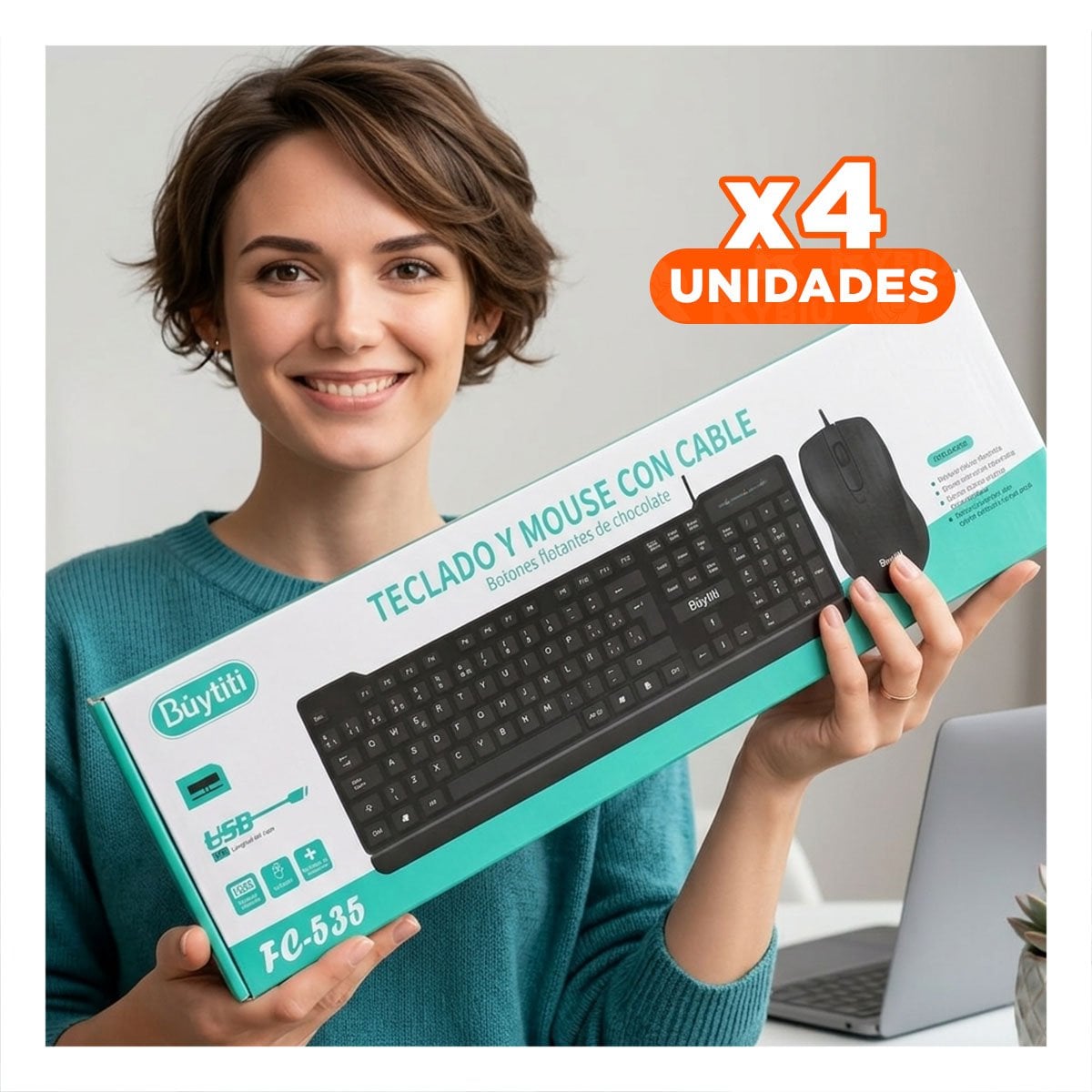 PACK2 TABLERO NEGRO CON DISENO ERGONOMICO Y TECLAS RETROILUMINADAS Y+PAPEL REGALO - 1