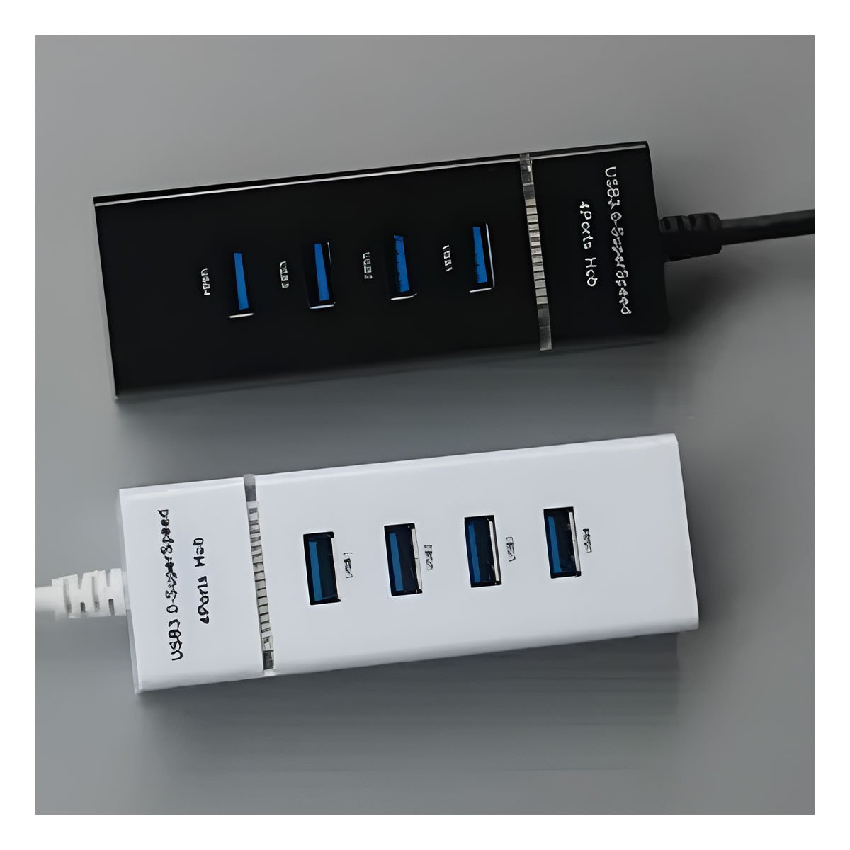 PUERTO 4 ENTRADAS HUB 303 BLANCO COMPATIBLE CON PC Y MAC Y+POST IT - 1