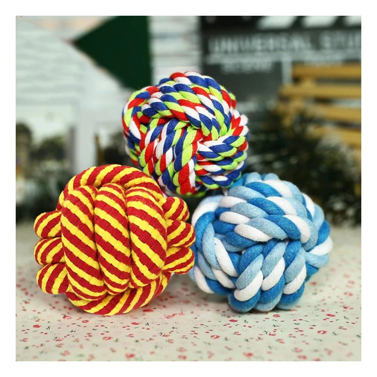 PACK4 BOLA DURADERA AMARILLO ANARANJADO PARA JUEGO DIARIO Y+REGALO STICKER - 3