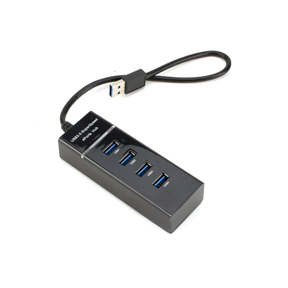 PACK6 ADAPTADOR HUB 303 NEGRO 4 ENTRADAS PARA OFICINA Y DISPOSITIVOS Y+REGALO STICKER - 2