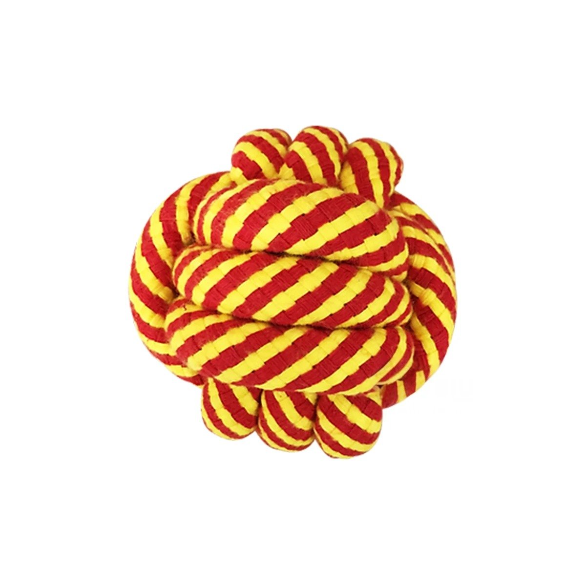 PACK4 BALON DURADERO AMARILLO ANARANJADO PARA PERROS ACTIVOS Y+PAPEL REGALO - 3