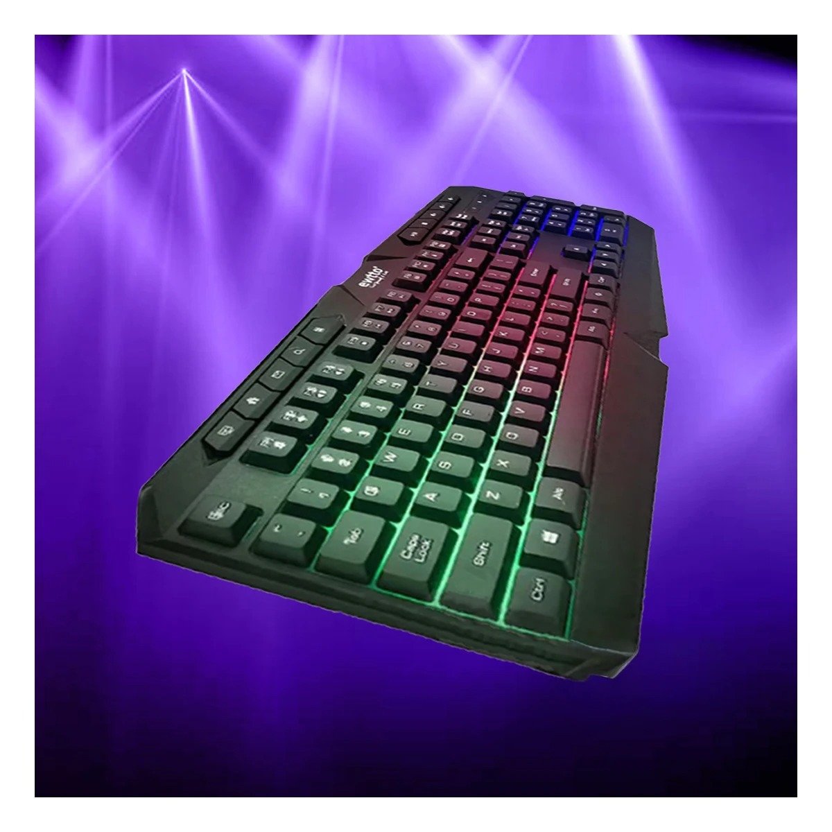 PACK2 PANEL GAMER CON TECLAS RETROILUMINADAS Y MATERIAL RESISTENTE COLOR NEGRO Y+REGALO STICKER - 3