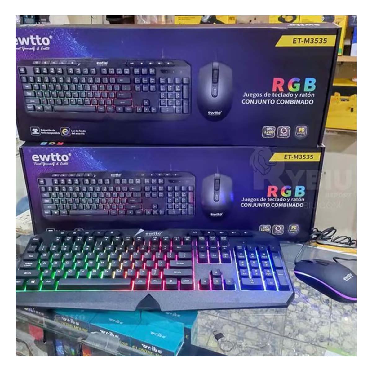 PACK2 PANEL GAMER CON TECLAS RETROILUMINADAS Y MATERIAL RESISTENTE COLOR NEGRO Y+REGALO STICKER - 5