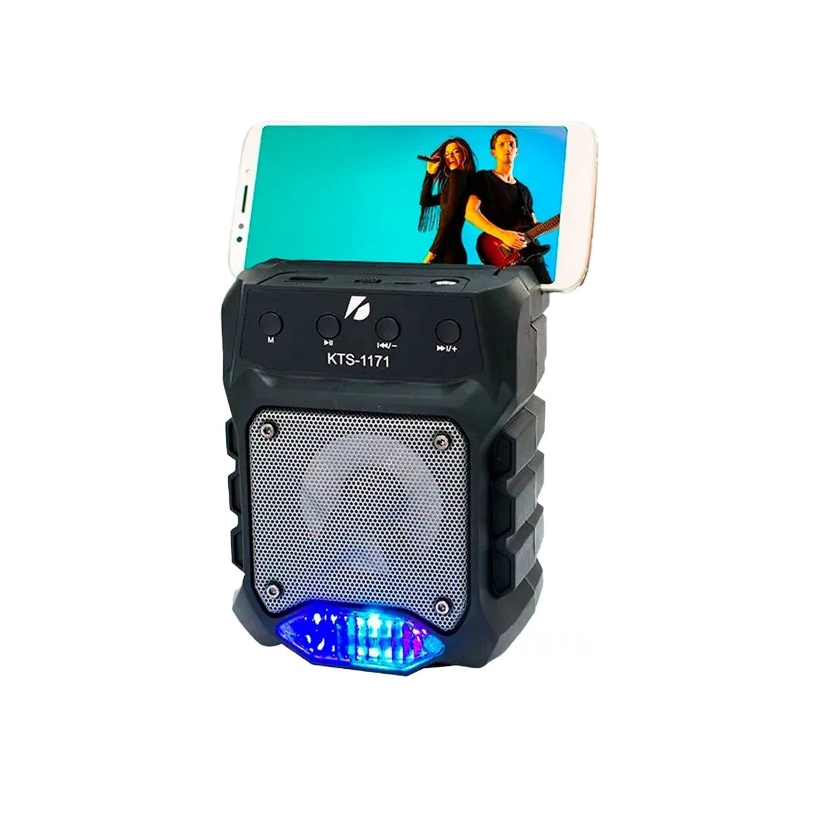PACK12 BOCINA COLOR NEGRO FUNCIONAL Y PARLANTE PEQUENO INALAMBRICO BLUETOOTH Y+REGALO STICKER - 2