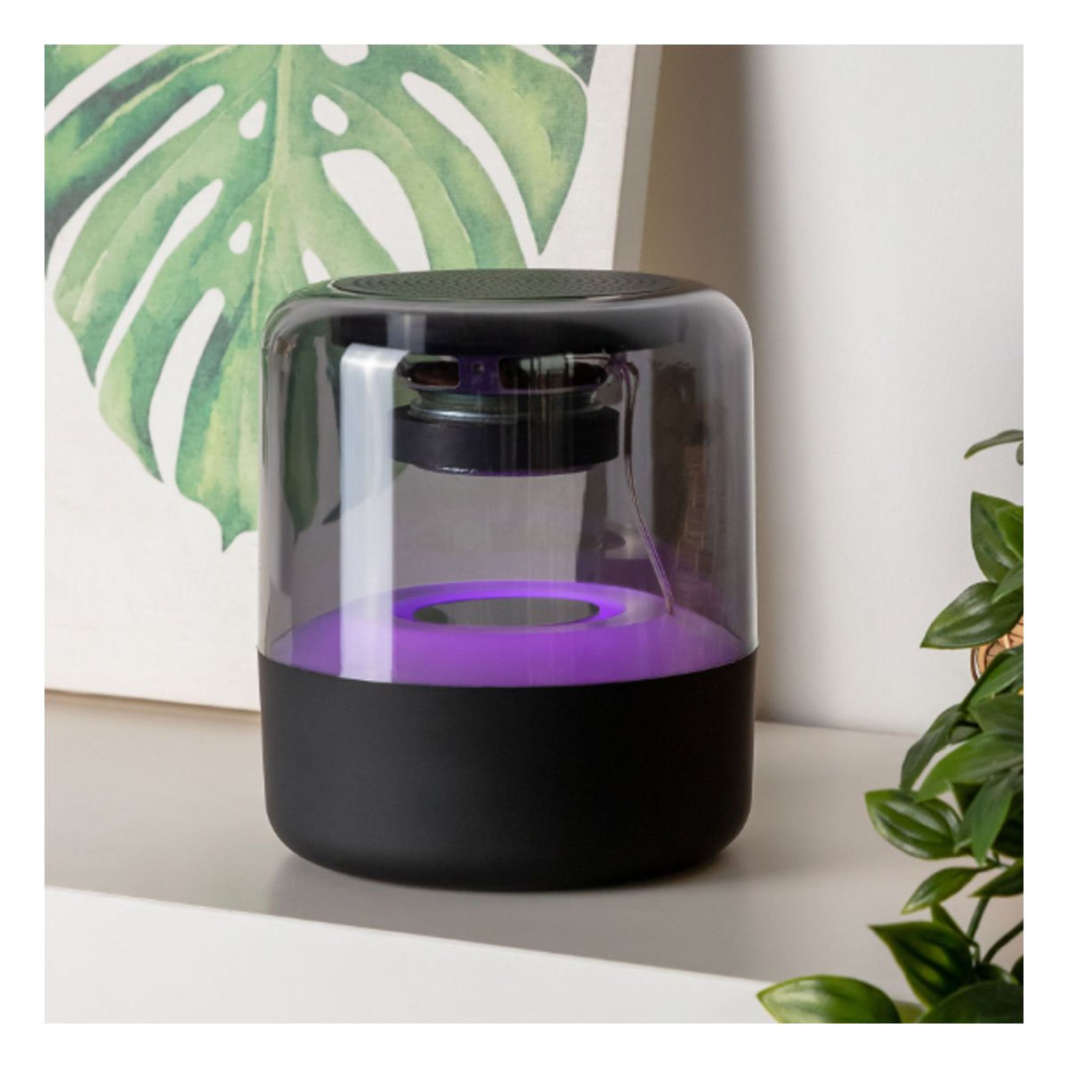PACK4 BOCINA WIRELESS FUNCIONAL CON SONIDO NITIDO Y LUZ AMBIENTAL Y+REGALO STICKER - 3