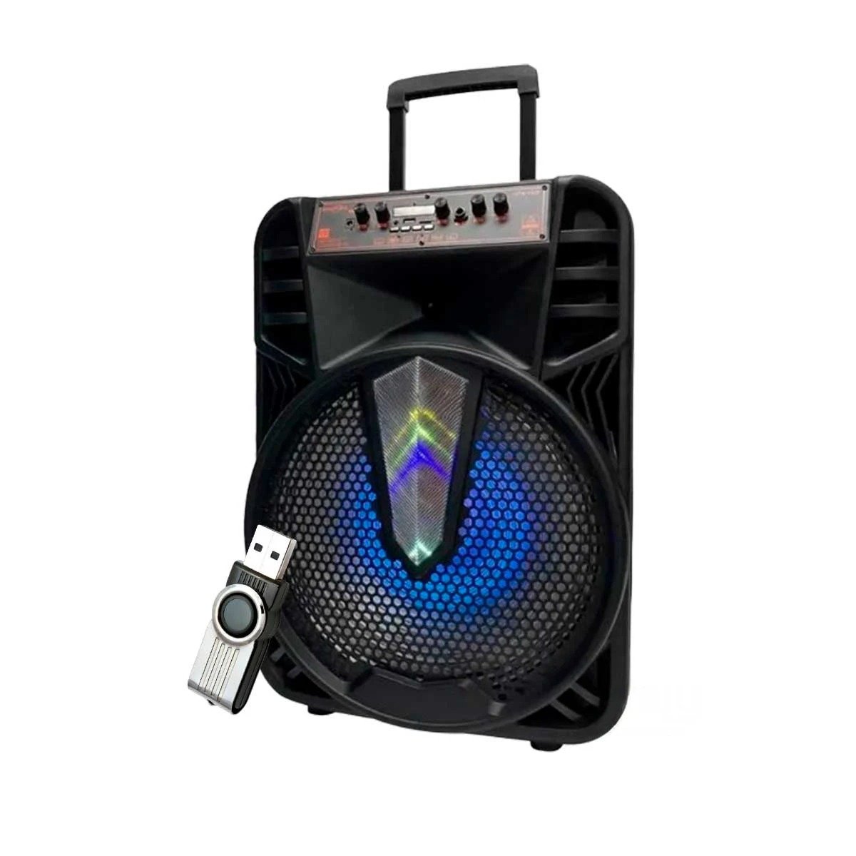 PACK2 ALTAVOZ INALAMBRICO CON MICROFONO DE 15 PULGADAS Y GRAN ALCANCE DE AUDIO Y+REGALO STICKER - 2