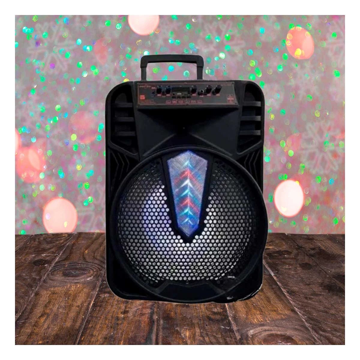 PACK2 ALTAVOZ INALAMBRICO CON MICROFONO DE 15 PULGADAS Y GRAN ALCANCE DE AUDIO Y+REGALO STICKER - 3